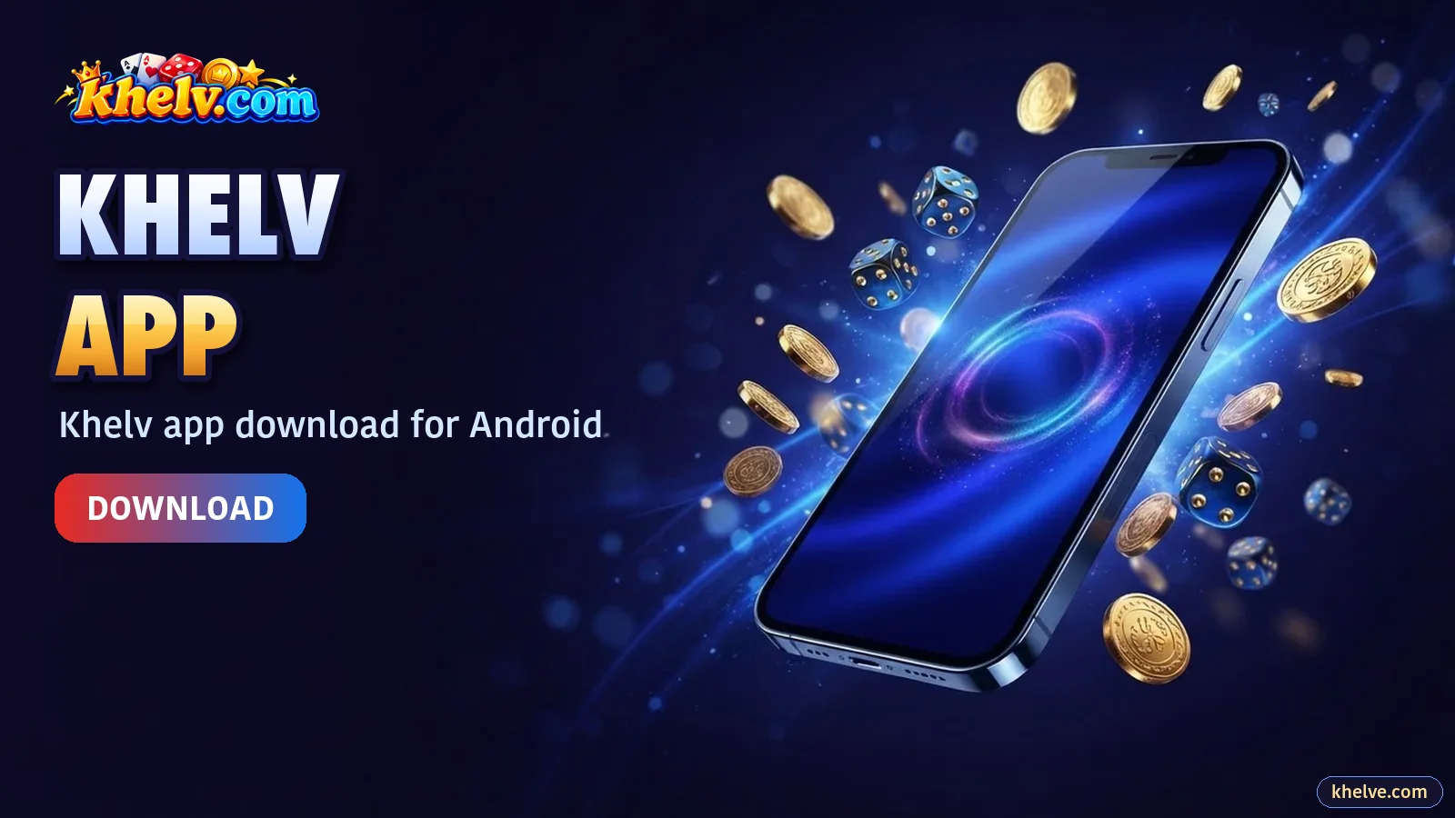 Khelv app download banner