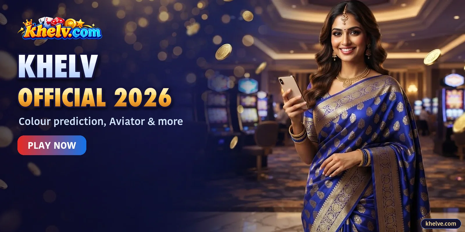 Khelv official 2026 colour prediction and Aviator banner